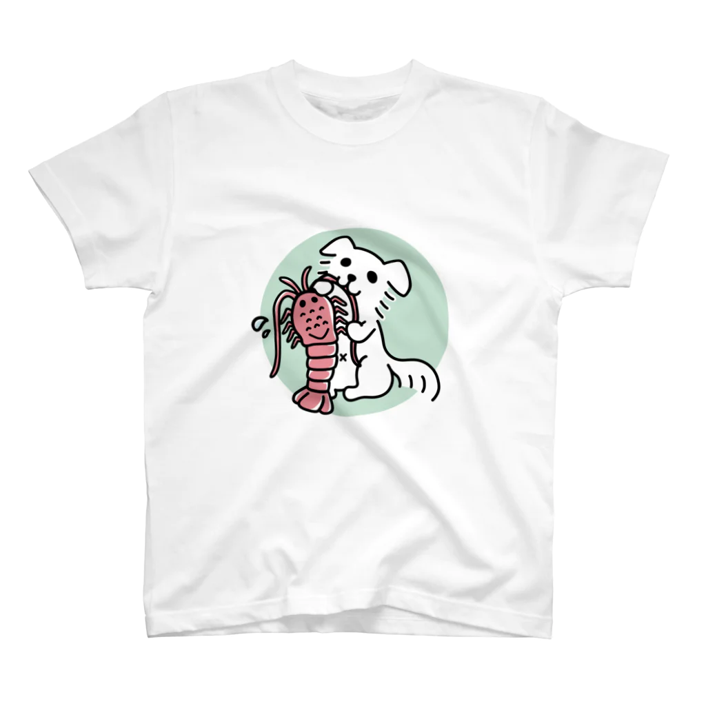 CKWのCKW伊勢えびと犬 スタンダードTシャツ