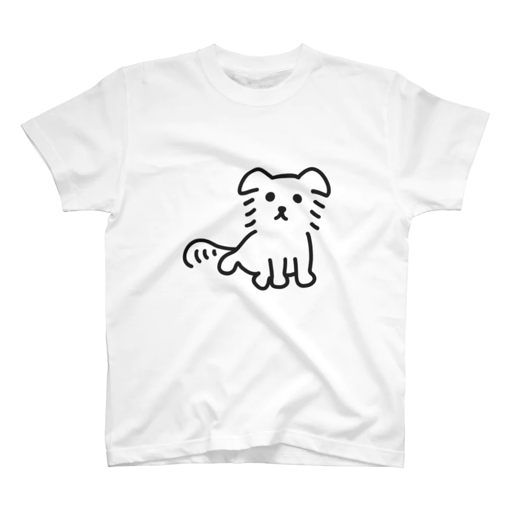 CKWのCKW横座り犬 スタンダードTシャツ