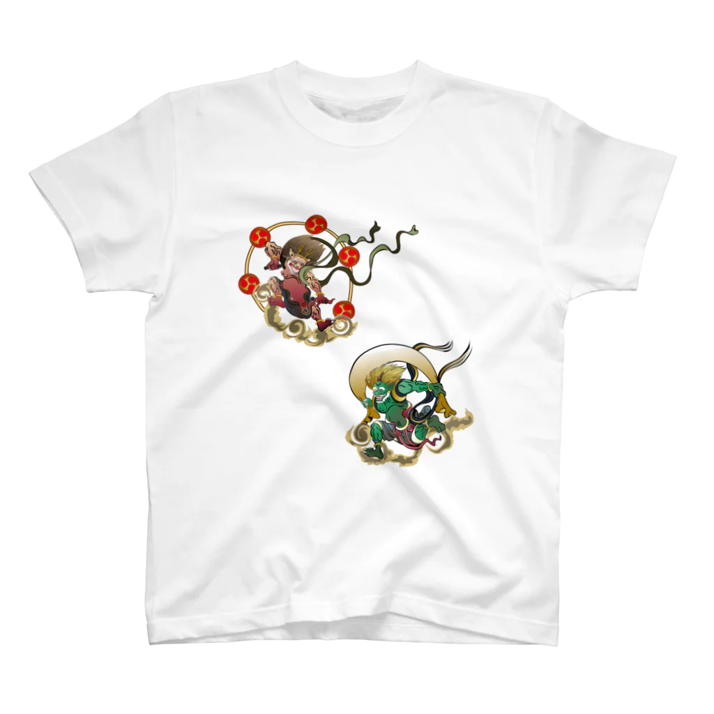 Drecome_DesignのFujin Raijin スタンダードTシャツ