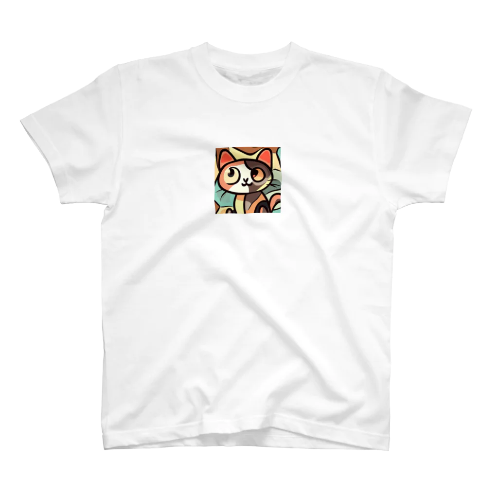 T2 Mysterious Painter's ShopのMysterious Cat スタンダードTシャツ