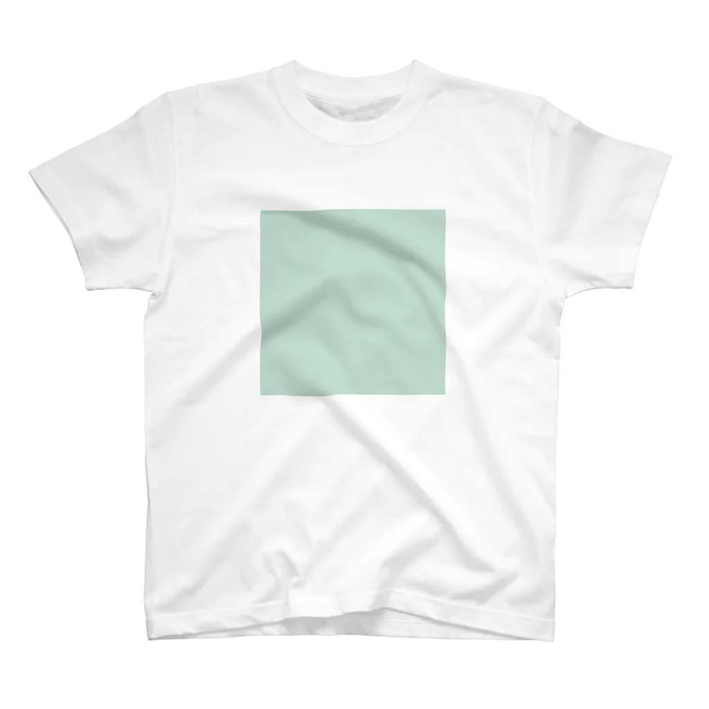 「Birth Day Colors」バースデーカラーの専門店の【文字なし】10月22日の誕生色「ダスティ・アクア」 Regular Fit T-Shirt