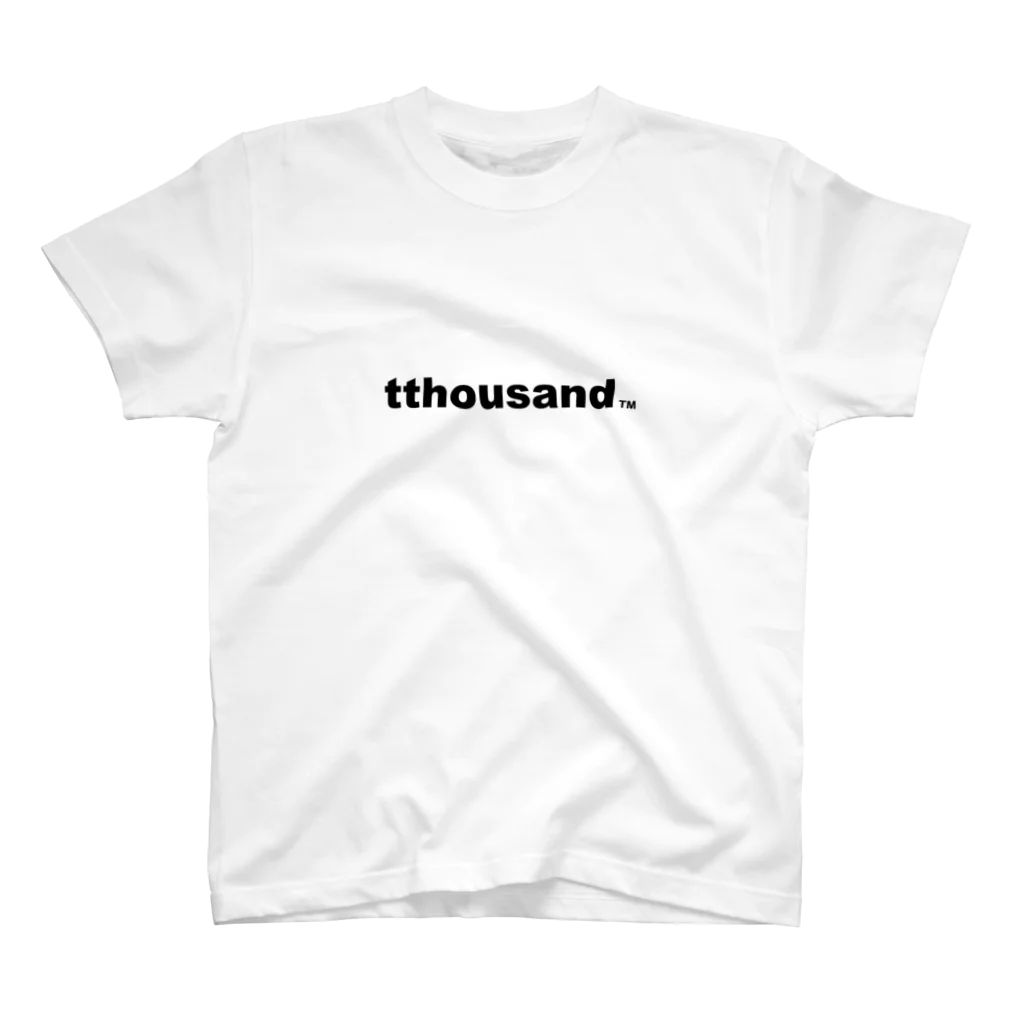 tthousand6のtthousandロゴTシャツ スタンダードTシャツ