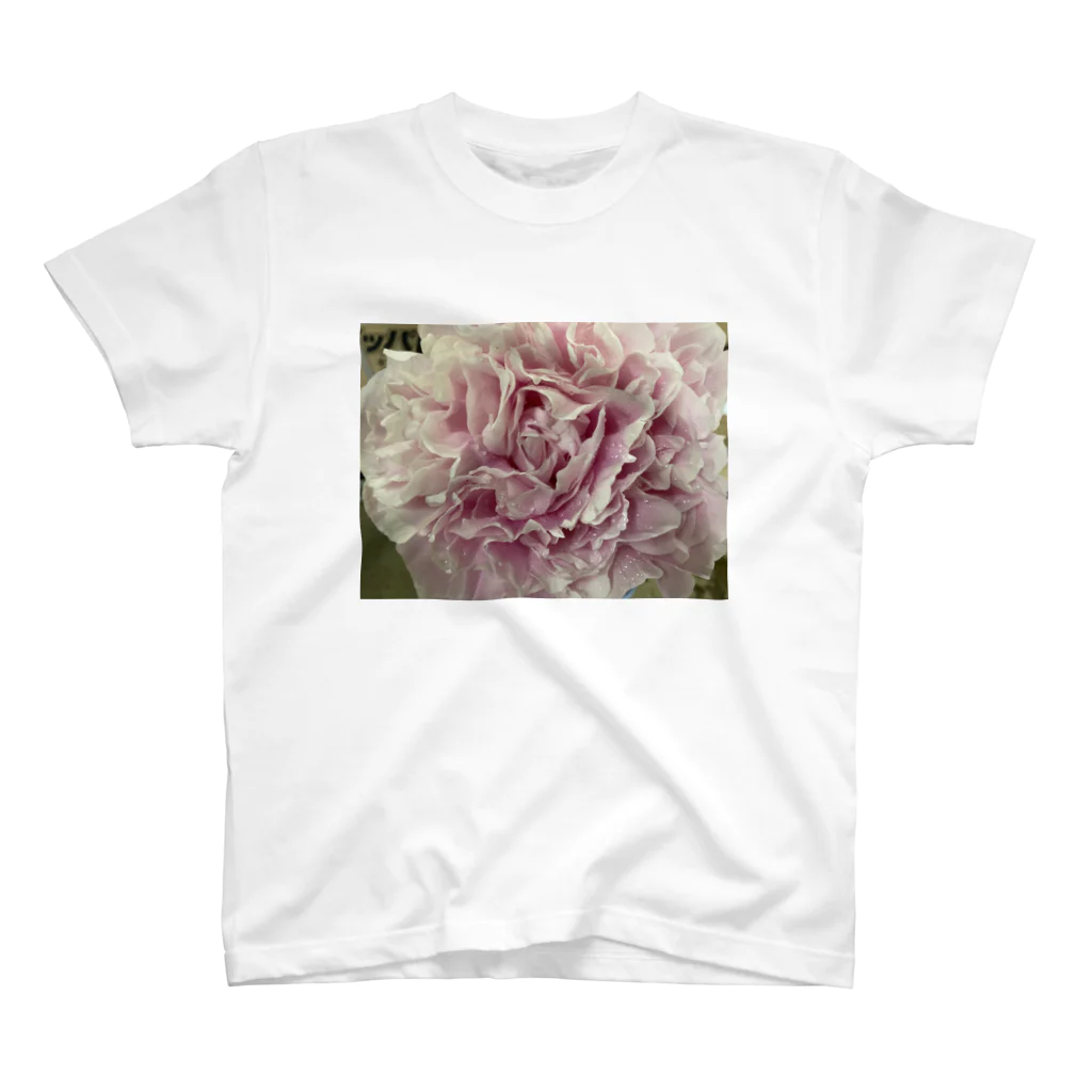 米農家の絵描きのうちの芍薬 Regular Fit T-Shirt