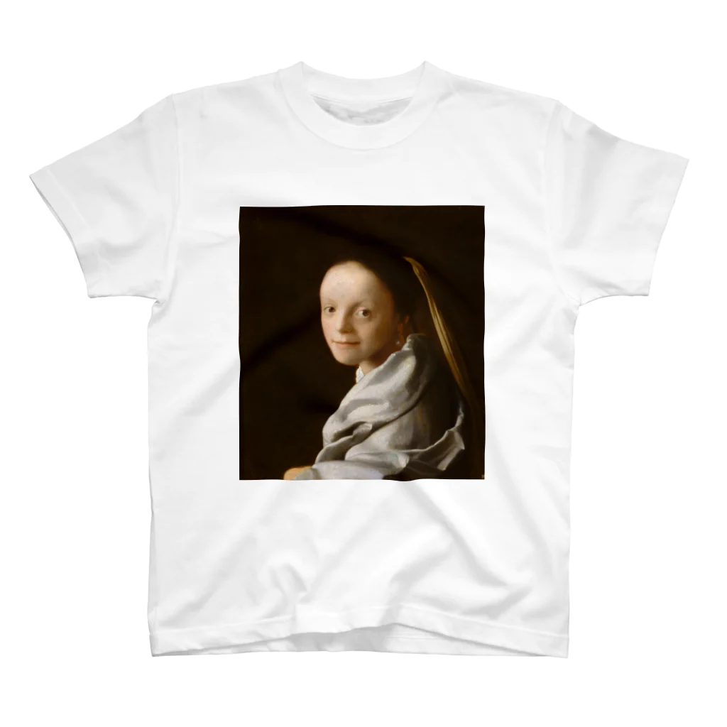 世界美術商店の少女 / Portrait of a Young Woman Regular Fit T-Shirt