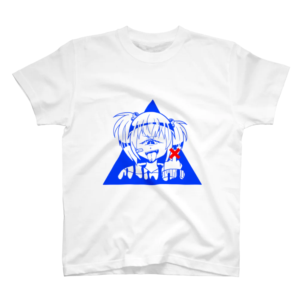 ラプトルの青い単眼ちゃん スタンダードTシャツ