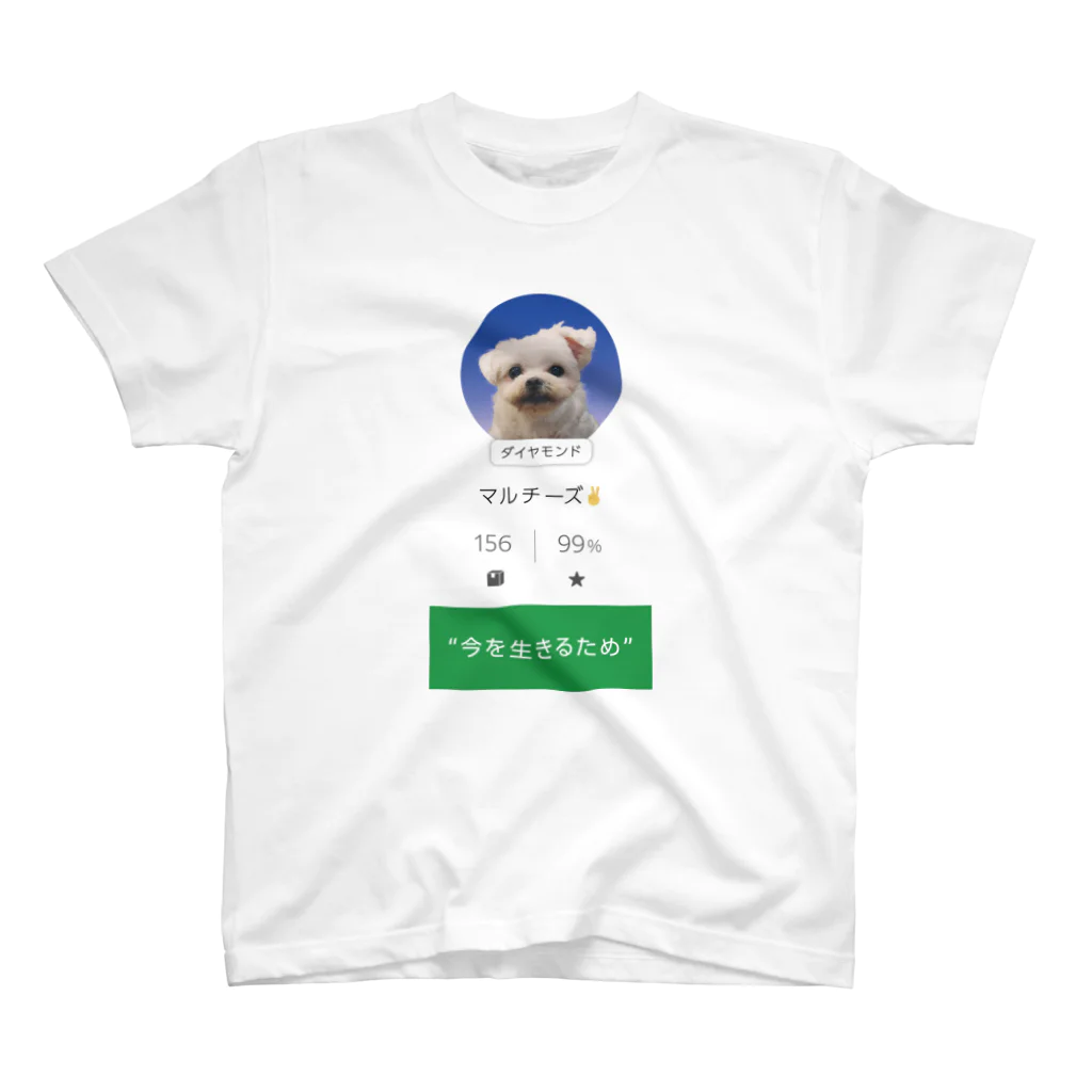 もつなべのマルチーズ スタンダードTシャツ