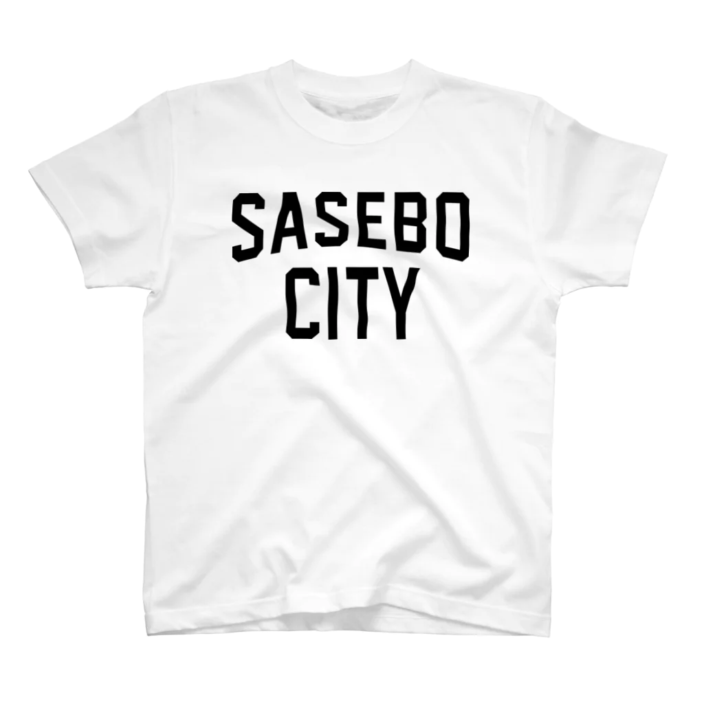 AliviostaのSASEBO CITY 佐世保ロゴ スタンダードTシャツ