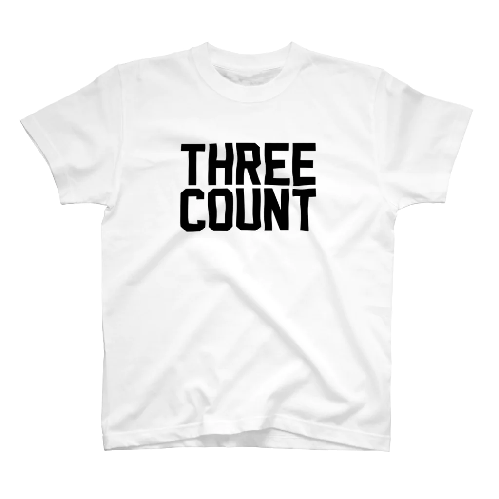 AliviostaのTHREE COUNT 3カウントロゴ スタンダードTシャツ