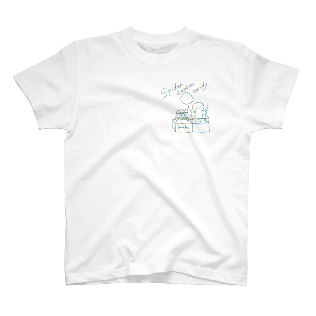 くすのき　みのり／イラストレーターのSpider cotton candy スタンダードTシャツ