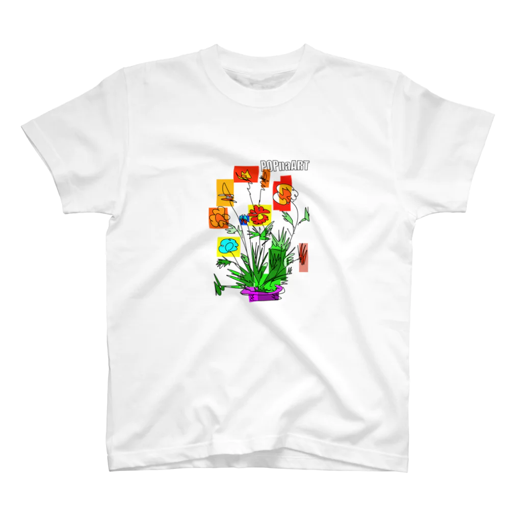 スタジオばんやの花花 Regular Fit T-Shirt