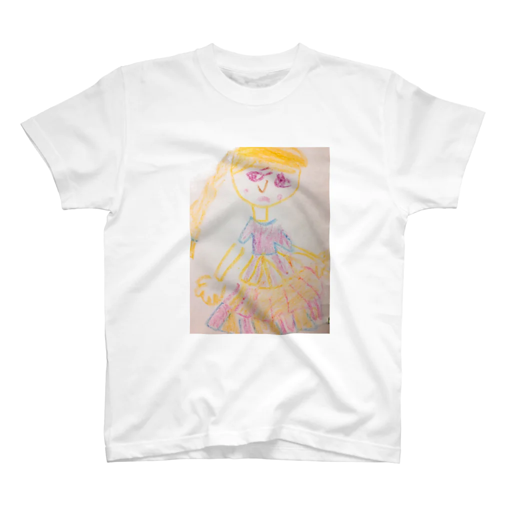 のんびりあおむしのキンパツオンナノコ スタンダードTシャツ