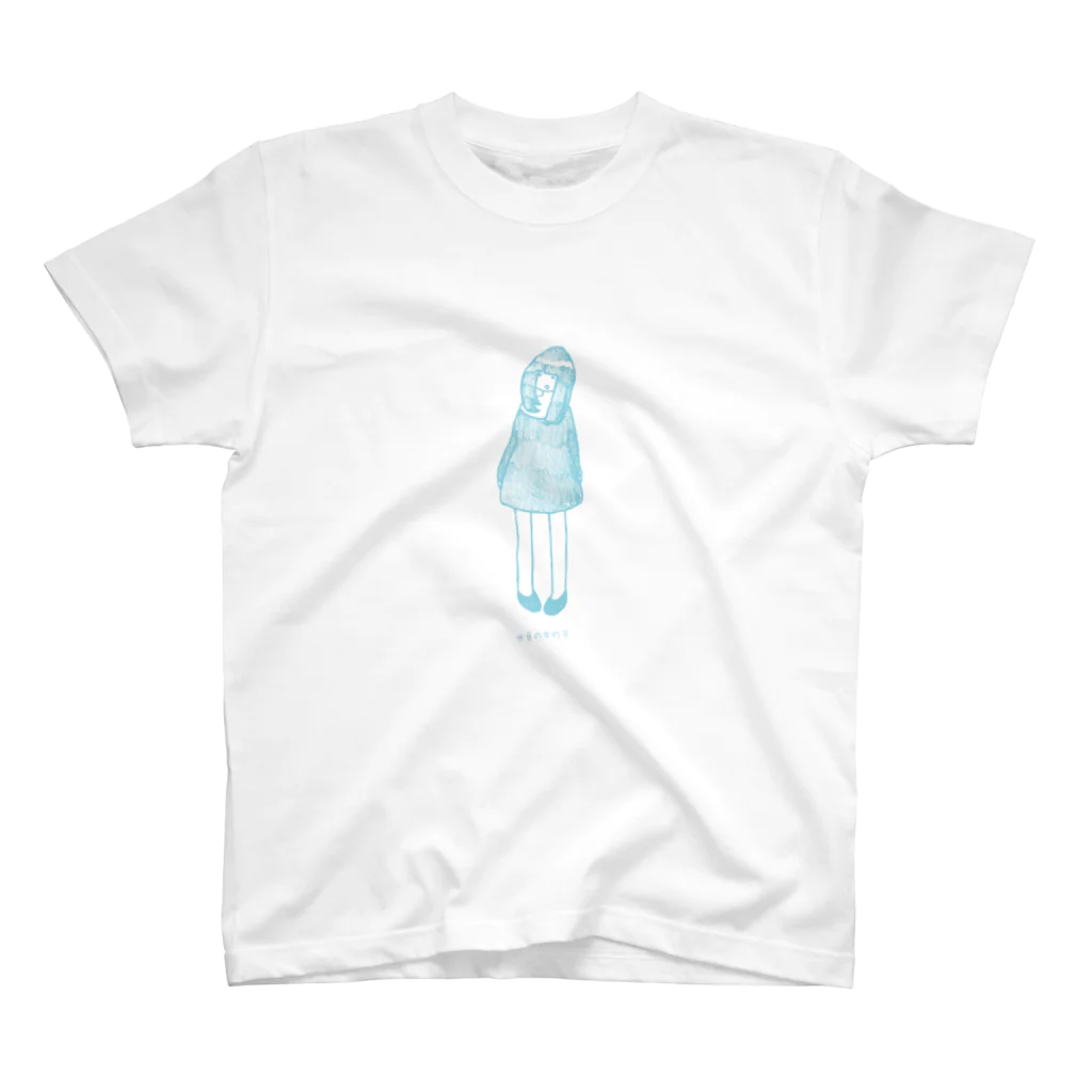 ELEquid ice creamの水色の女の子 スタンダードTシャツ