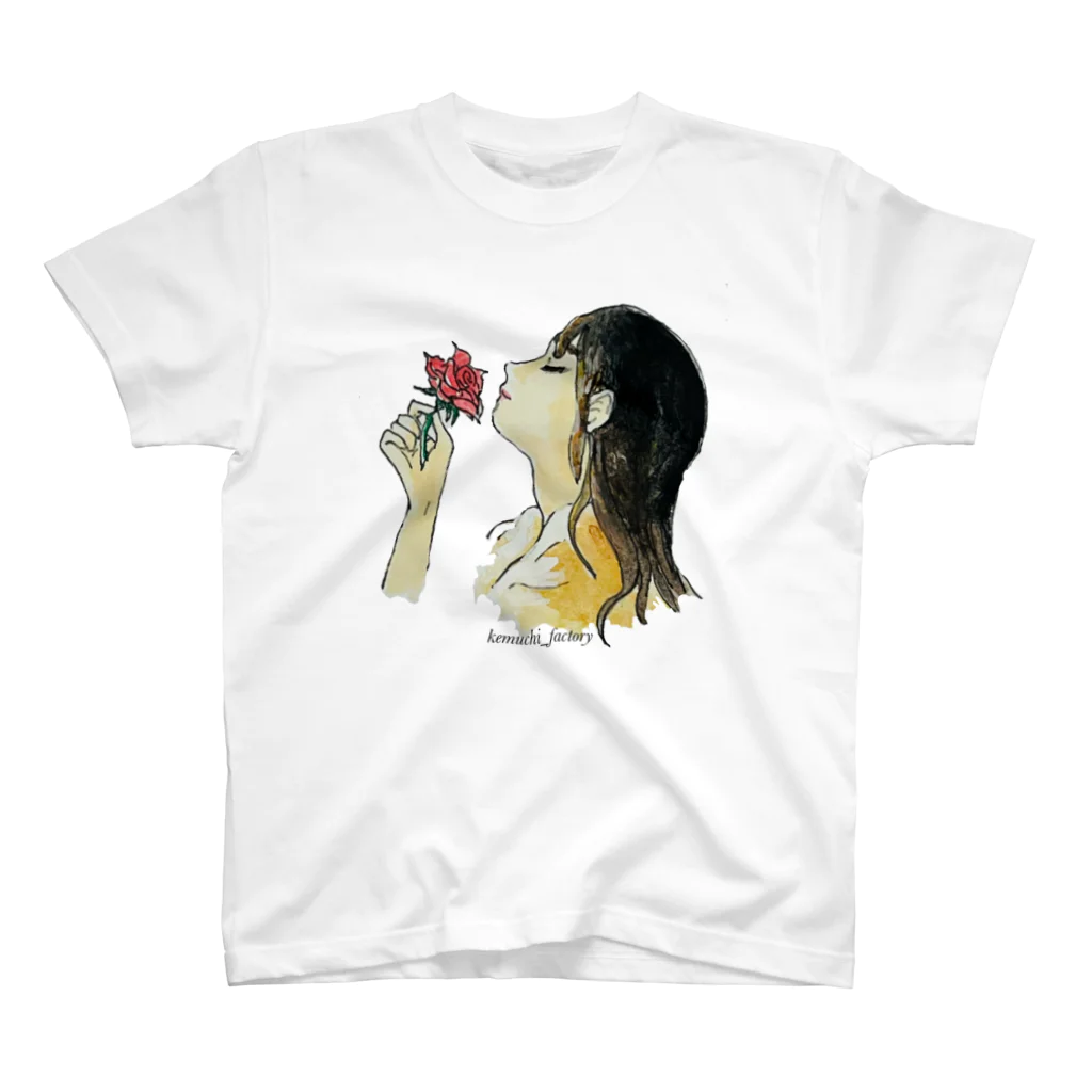 Kemuchi_factoryの薔薇の香り スタンダードTシャツ