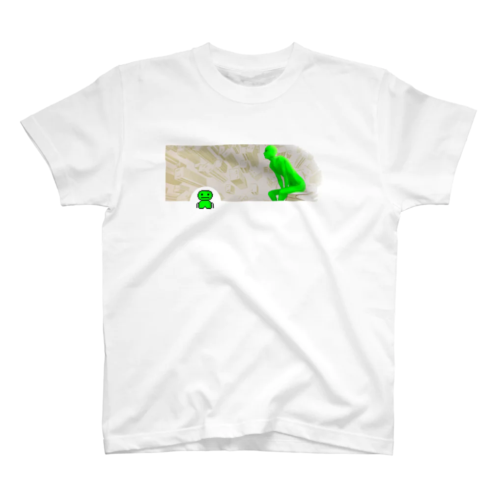 NORIためすけの緑色の生物 Regular Fit T-Shirt