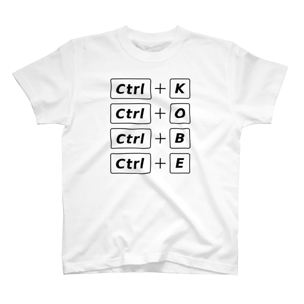 YSGRのCtrl+KOBE スタンダードTシャツ