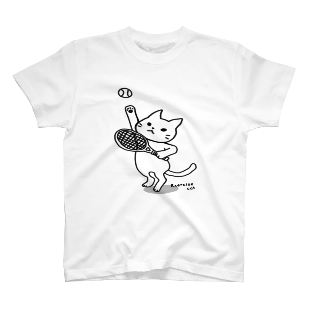 エクササイズ・キャットのエクササイズ キャット(テニス) Regular Fit T-Shirt