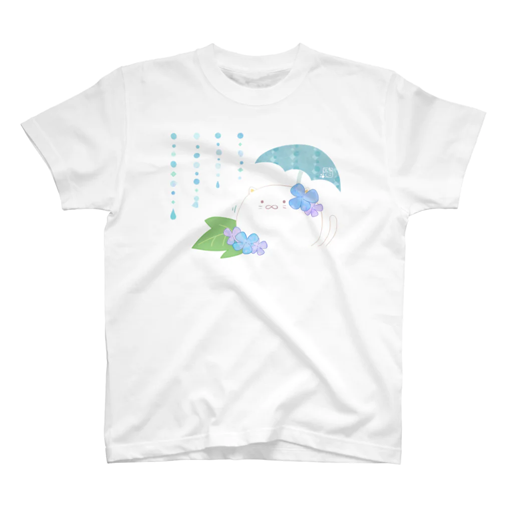 ねこふく茶屋の雨のかほり Regular Fit T-Shirt