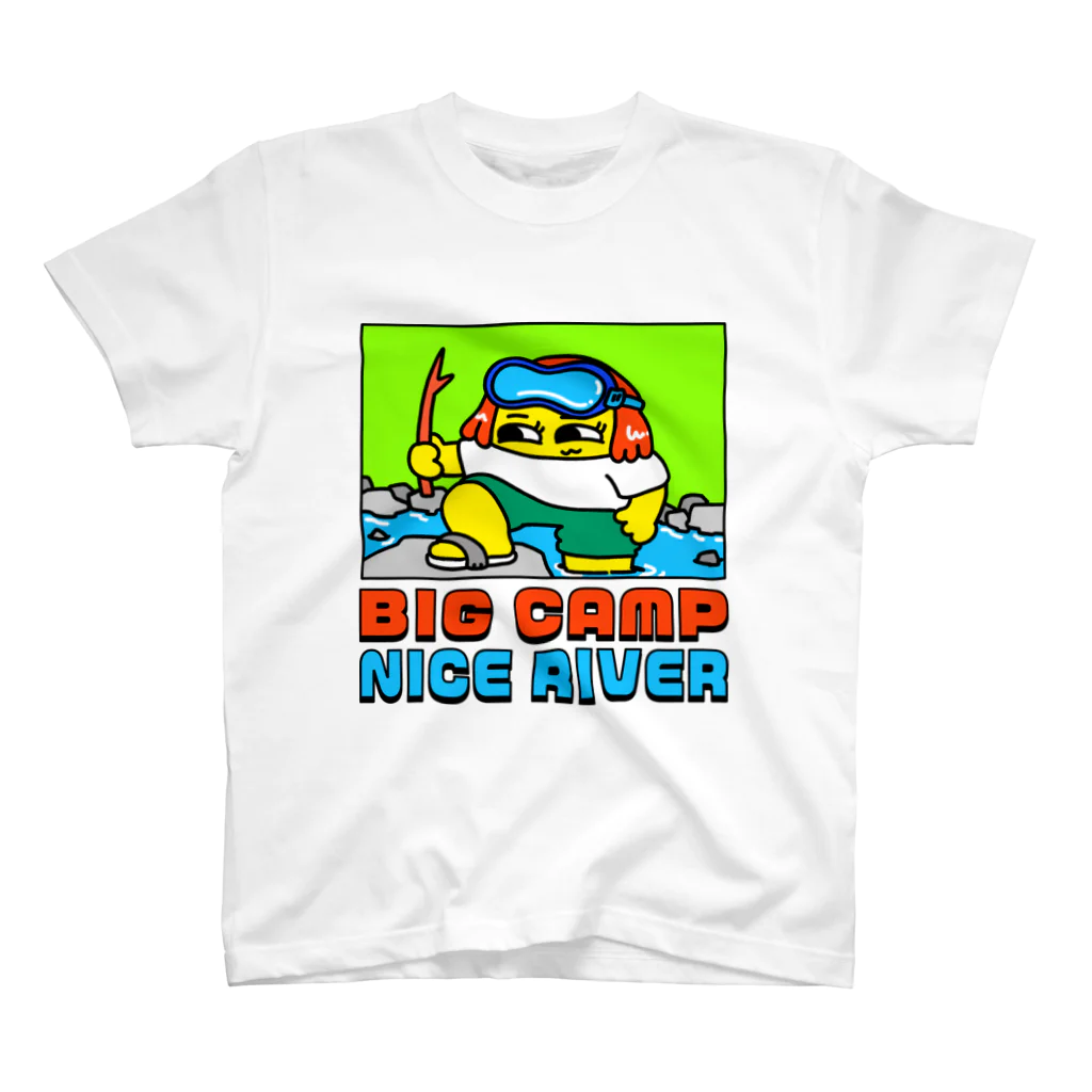 BIG_CAMPのNICE RIVER スタンダードTシャツ