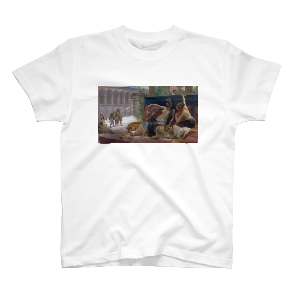 世界美術商店の死刑囚に毒を試すクレオパトラ / Cleopatra Testing Poisons on Condemned Prisoners Regular Fit T-Shirt