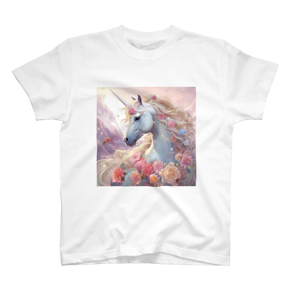 MilkiWay Spiritual Art Shopのミルキーウェイユニコーン スタンダードTシャツ