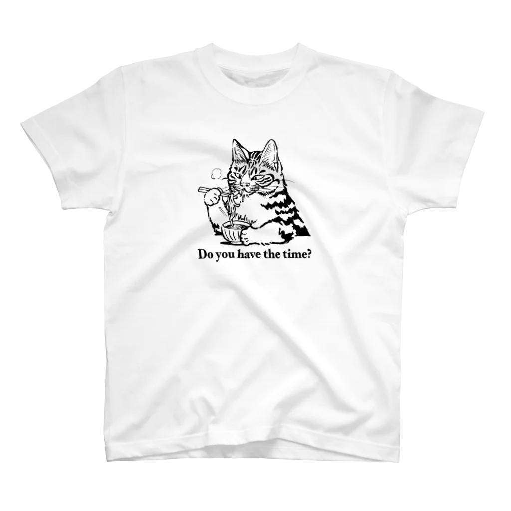 でんや　SUZURI店の時そば猫 スタンダードTシャツ