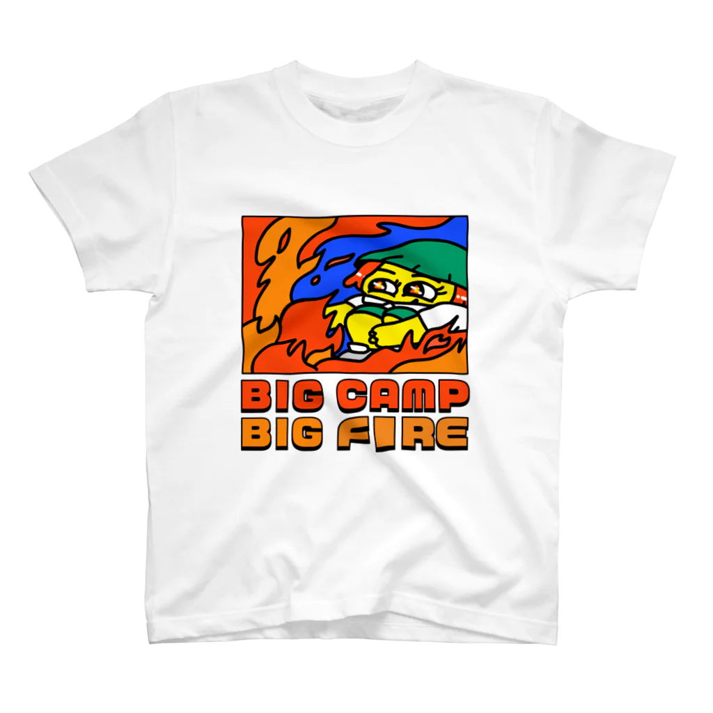 BIG_CAMPのBIG FIRE Regular Fit T-Shirt