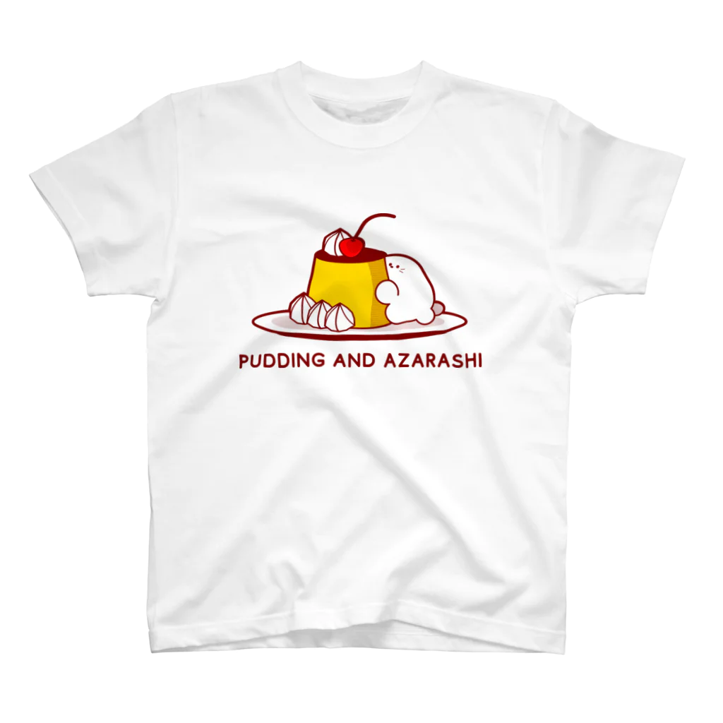 books_and_azarashiのPUDDING AND AZARASHI スタンダードTシャツ