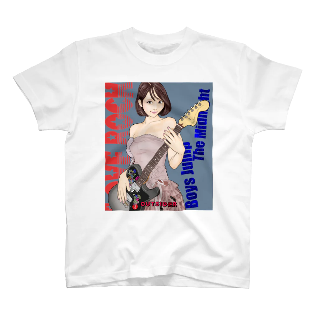 Zac-SDのギター少女 03 （みく） スタンダードTシャツ