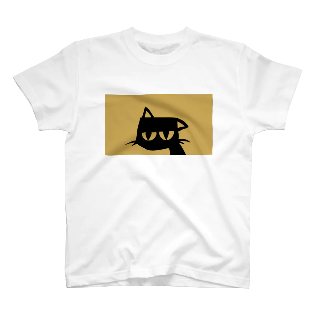 【KOTCH】 Tシャツショップのタレねこ　イエロー スタンダードTシャツ