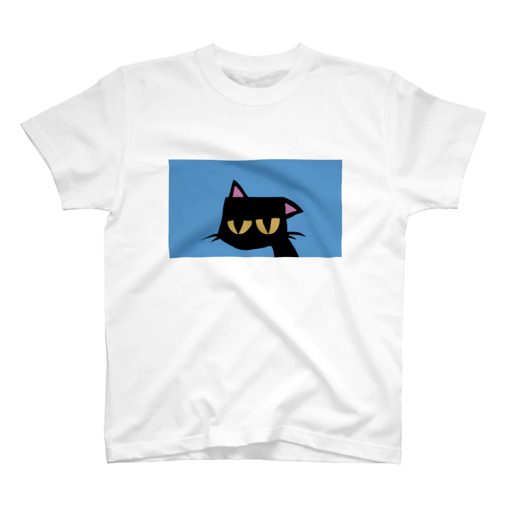 【KOTCH】 Tシャツショップのタレねこ　ブルー Regular Fit T-Shirt