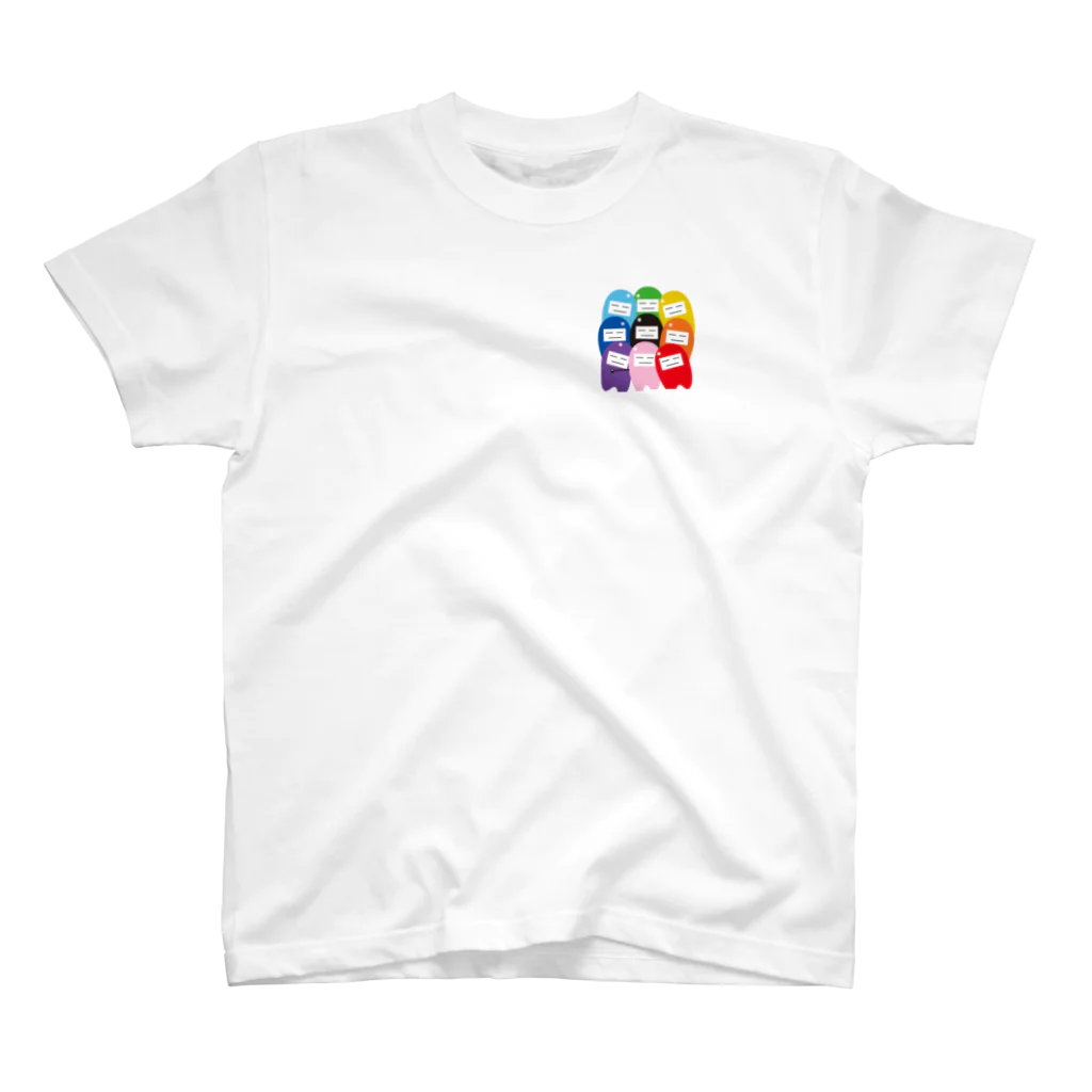 kaari-colorの全員集合！ Regular Fit T-Shirt