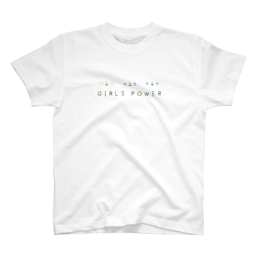 ななな・ぽよよのおかっぱ GIRLSPOWER  スタンダードTシャツ