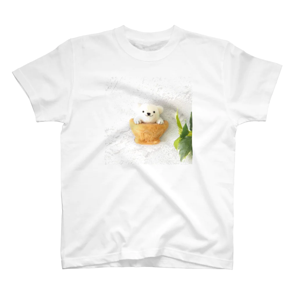 kumamia（くまみあ）のひょっこり！カフェオレ スタンダードTシャツ