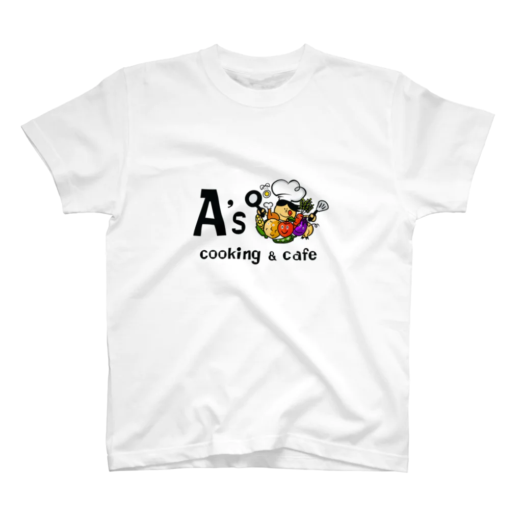 Paint ThankyouのA's  cooking ＆ cafe スタンダードTシャツ