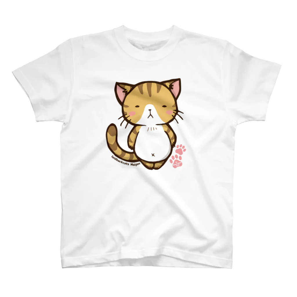 MarchenCatののほほんネコさん【まいぽん】 スタンダードTシャツ