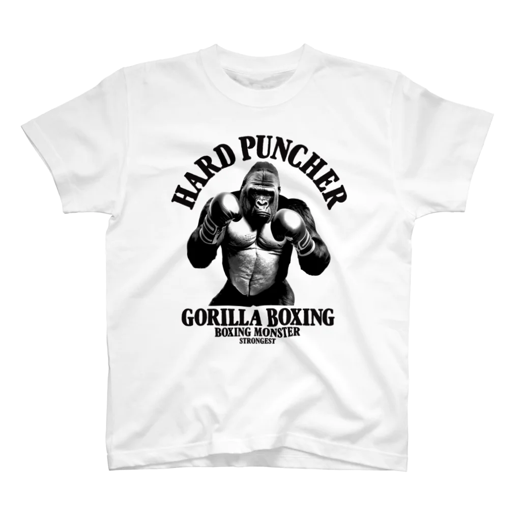 AI-assembleの【最強】ゴリラボクシング-GORILLA BOXING- Regular Fit T-Shirt