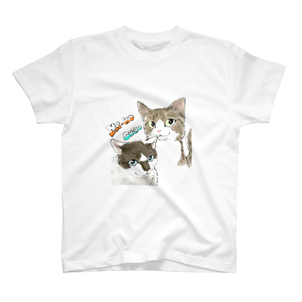 ミヨショップのねこ スタンダードTシャツ