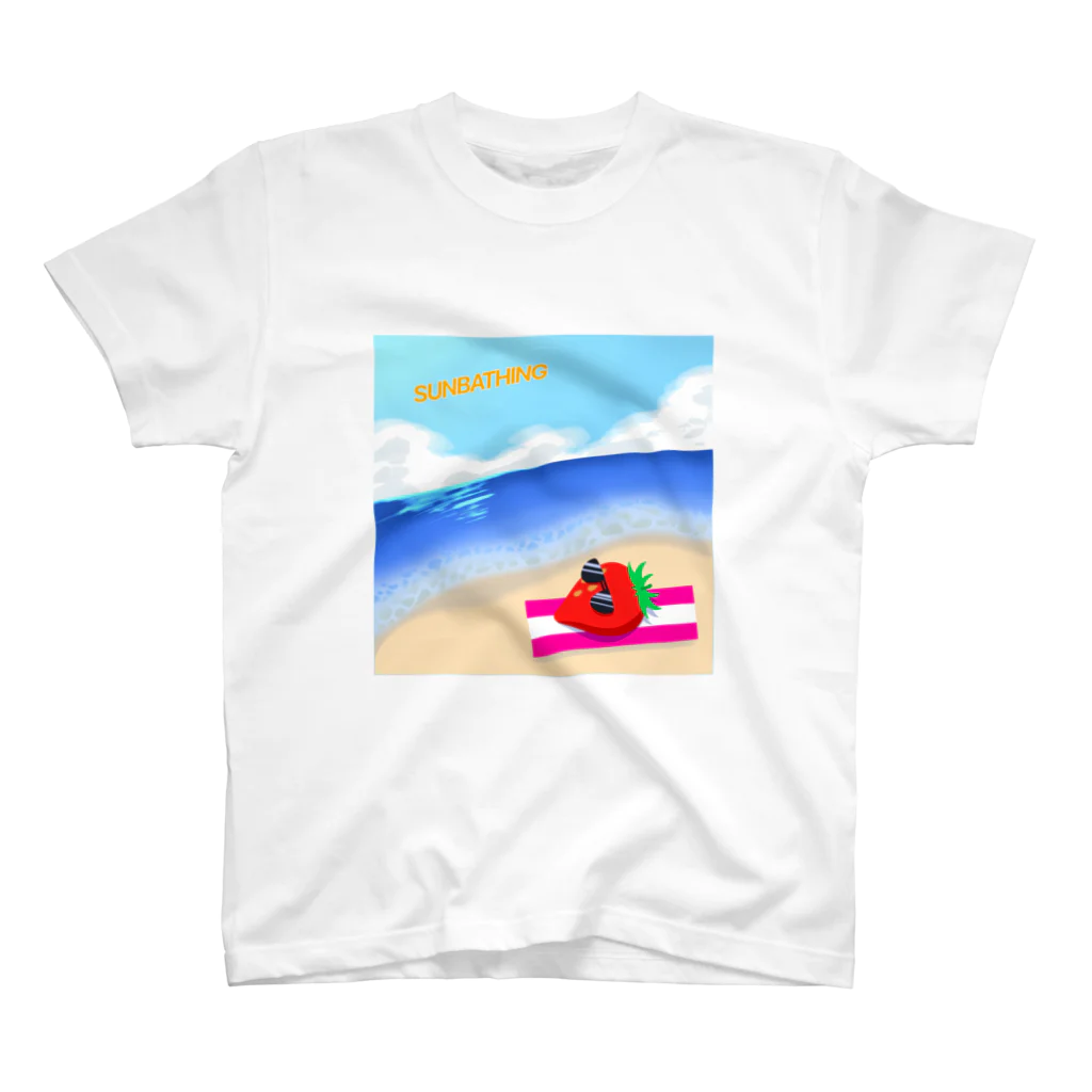 おむらいすの日光浴いちご🍓 スタンダードTシャツ