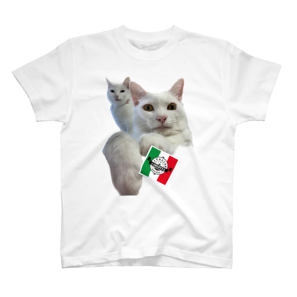 花鶴亀商店のカルロッタ🇮🇹鶴ちゃん＆亀③ Regular Fit T-Shirt