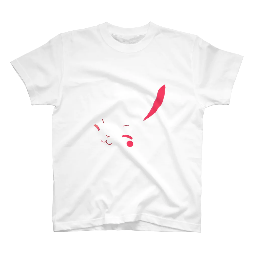 浪漫千代（ロマチョんの店）のMy white rabbit スタンダードTシャツ