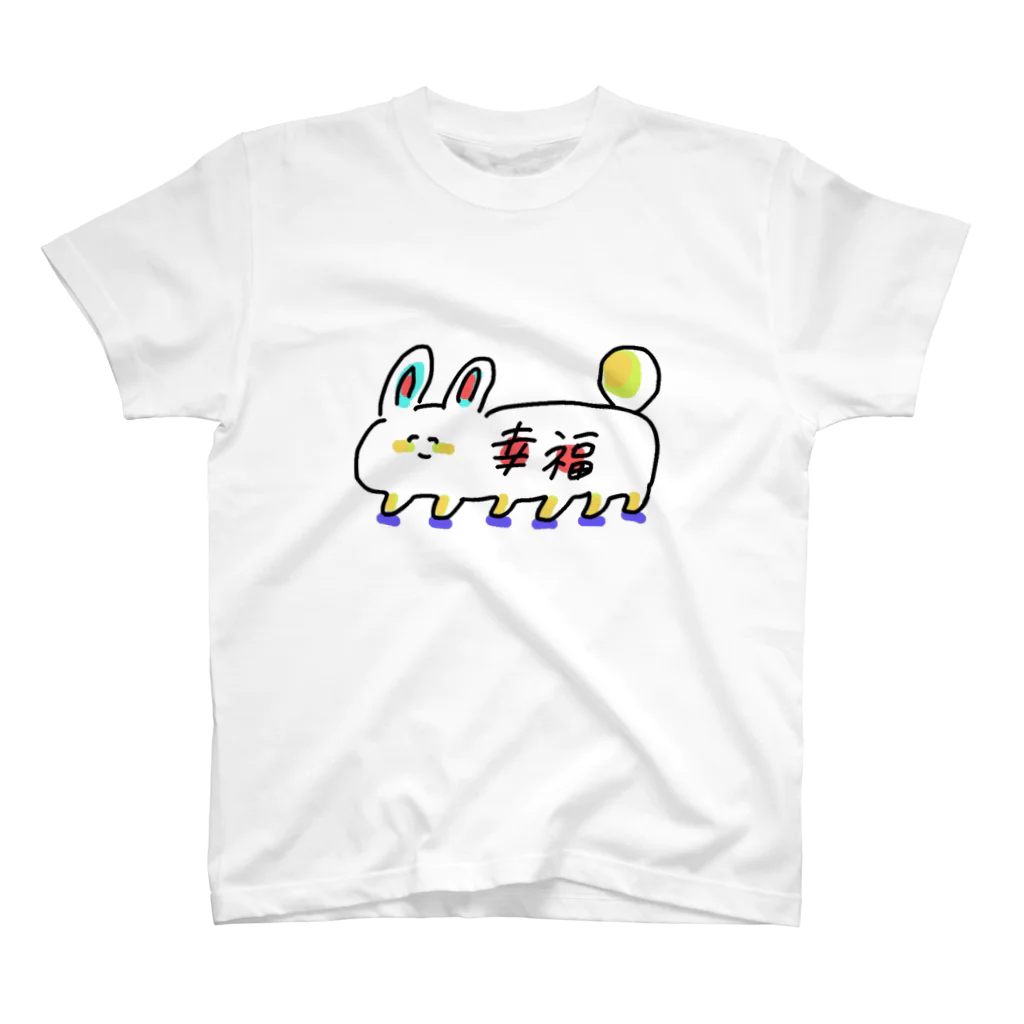 MISACHIYAの幸福を呼ぶうさちゃん スタンダードTシャツ