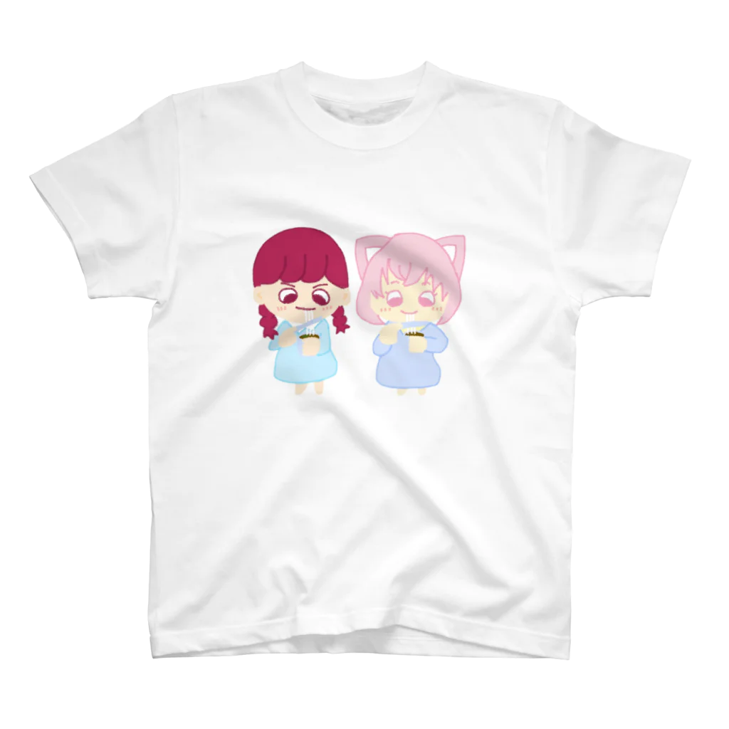 sosogiとその仲間たちのそそぎとみかんのお昼ごはん スタンダードTシャツ