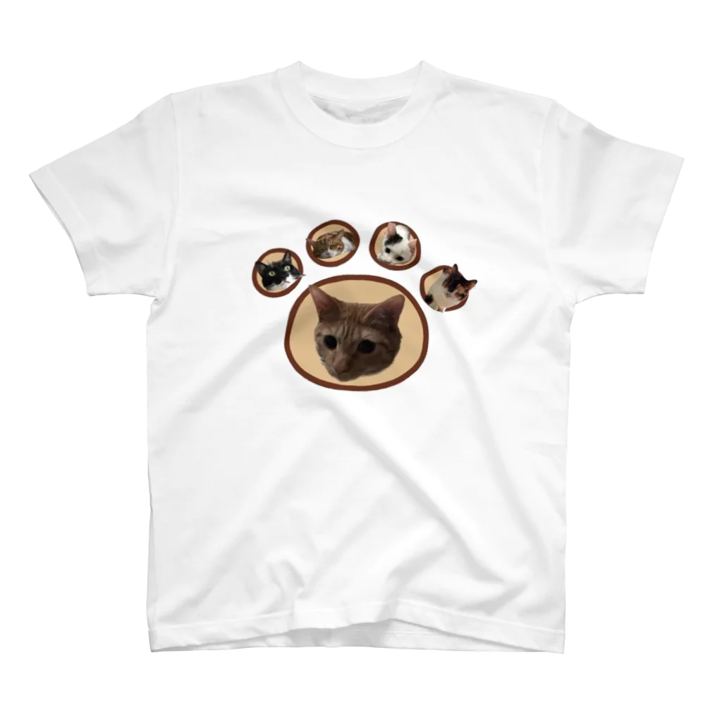 hiyoko_630815のfive cats　② Regular Fit T-Shirt