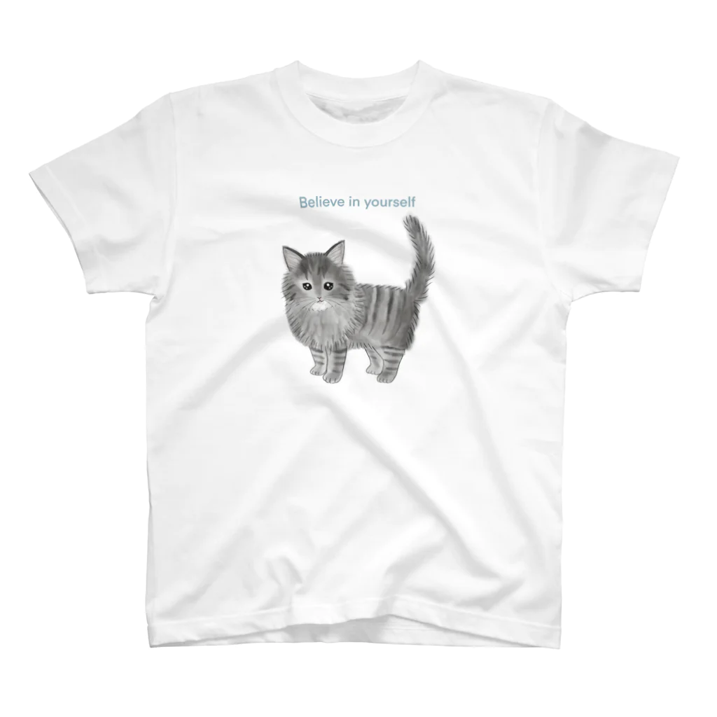 soraのノルウェージャンフォレストキャットのノエル スタンダードTシャツ