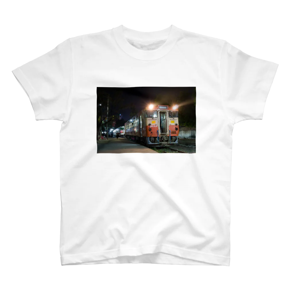 Second_Life_of_Railwaysの元JR東海の国鉄一般色キハ40系がミャンマー国鉄で活躍する スタンダードTシャツ