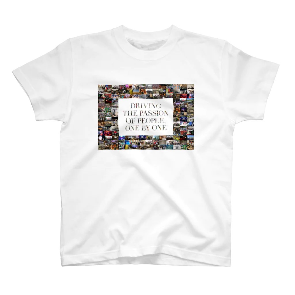 HAPPYMONDAY_Co_LtdのDRIVING THE PASSION OF PEOPLE,ONE BY ONE スタンダードTシャツ