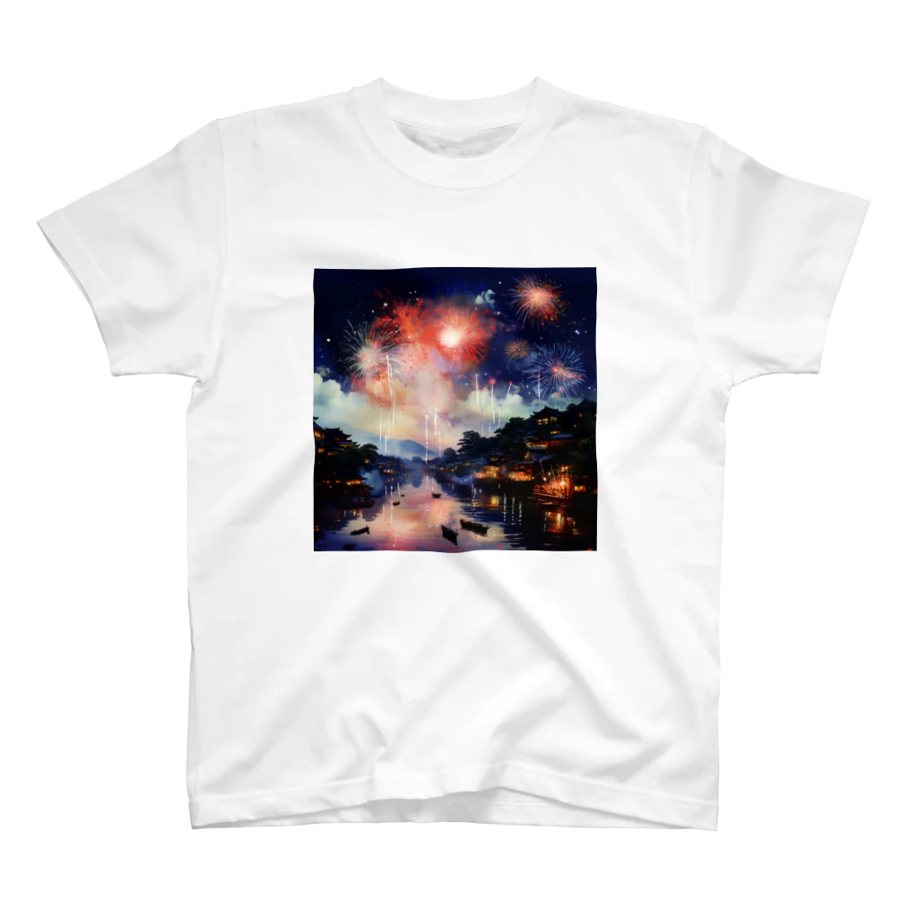 sota-vnの花火と夜景 スタンダードTシャツ