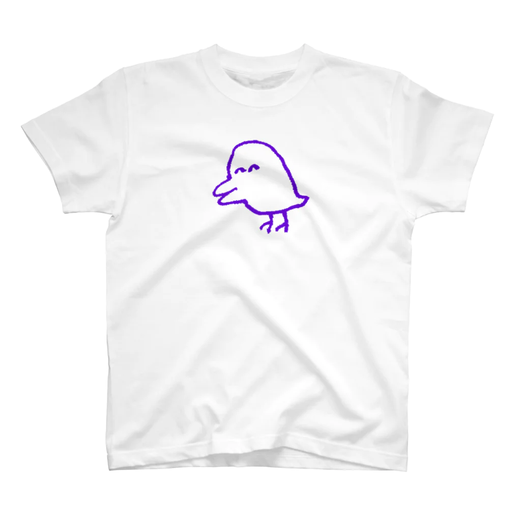akioco’s character goodsの害鳥(紫) Regular Fit T-Shirt