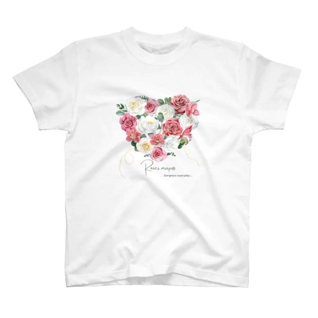 Roses_mapのハートに薔薇を詰め込んで。 Regular Fit T-Shirt