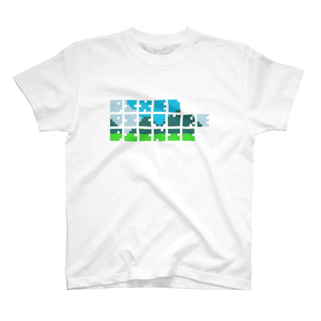 ずぅんのPixel Picture Picnic Regular Fit T-Shirt